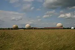 Radomes at RAF Feltwell.