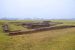 Mounds known as the Devil's Mound and Raja Karna's Palace