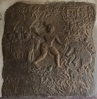 Rajendra Chola I in Battle, Kolaramma Temple