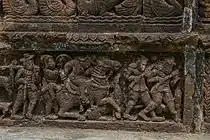 Terracotta relief at Rajrajeswara temple