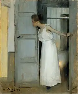 Over My Dead Body, painting by Ramon Casas