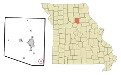 Location of Clark, Missouri