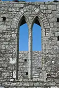 Lancet window in south wall