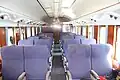 Passenger section of buffet car RDH 2233 in December 2012