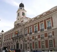 Real Casa de Correos in Madrid built between about 1760 and 1768