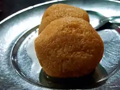 Reddish rasgullas from Pahala, Odisha