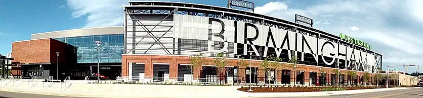 Regions Field is the home of the Birmingham Barons baseball team.