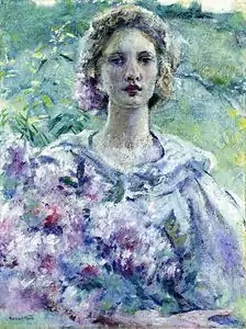 Girl with Flowers