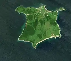 Satellite image of Reyneke Island