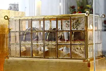 Relics of Saints Kilian, Colman and Totnan.