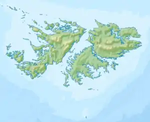 Mount Kent is located in Falkland Islands