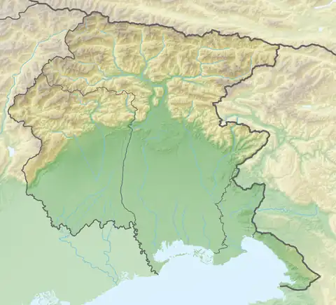 Bordaglia Lake is located in Friuli-Venezia Giulia