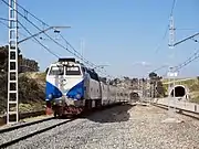 Class 333.101 pulling talgo cars (c.2006)