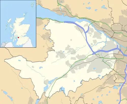 Howwood is located in Renfrewshire