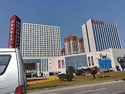 Residential buildings in Yong'an Town.