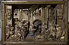 Altarpiece of the Nativity, Antwerp, 16th Century, 106,5 x 162 x 29,5 cm