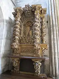 Retable in the Chapelle des Fonts (17th c.)