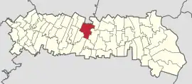 Location in Ialomița County