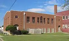 Richmond High Gymnasium erected in 1939 by the WPA