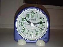 Rhythm alarm clock