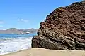 Ribbon Chert of the Marin Headlands Terrane, exposed at Marshall's Beach, San Francisco.