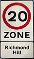 Speed limit sign