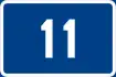 National Road 11 shield