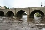 River Wharfe, Wetherby53°55′35.68″N 1°23′21.48″W﻿ / ﻿53.9265778°N 1.3893000°W﻿ / 53.9265778; -1.3893000