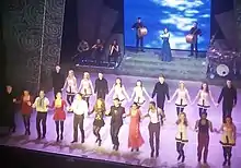 Photograph of Riverdance cast