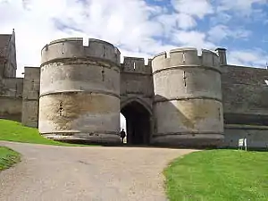 Rockingham Castle, Northamptonshire, seat of the Watson family