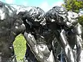 Close up of the bronze cast at Musée Rodin, Paris.