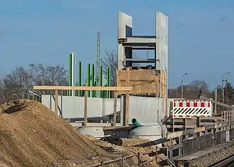 Carcass of a passenger lift