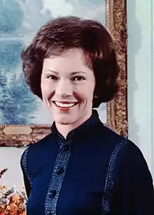 Photographic portrait of Rosalynn Carter