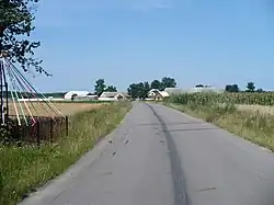 View of Rostki from Stylągi