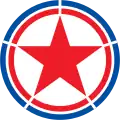 Roundel of People's Army Air and Anti-air Forces of North Korea