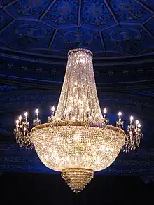 A chandelier in Edinburgh