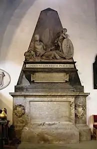 Monument to Sir Watkin Williams-Wynn at Ruabon