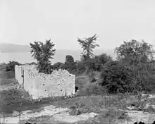 Ruins of Fort Crown Point, circa 1902