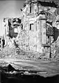 The ruins of St. Kazimierz Church near the end of World War II