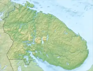 Angvundaschorr is located in Murmansk Oblast