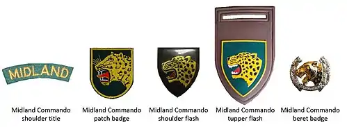 SADF era Midland Commando insignia