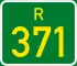 Regional route R371 shield