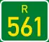 Regional route R561 shield