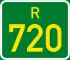 Regional route R720 shield