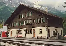 station building in 1988