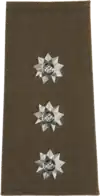 Service Dress Shoulder Board for a Captain in the SA Army