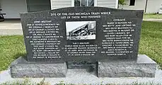 Site of the 1945 Michigan train wreck, Michigan, North Dakota