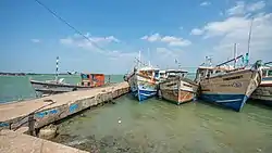 Fishery harbour in Kalpitiya