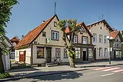 Preserved old houses at Sikorskiego Street