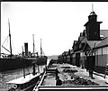 SS Medic departing Millers Point